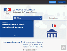 Tablet Screenshot of ambafrance-ca.org